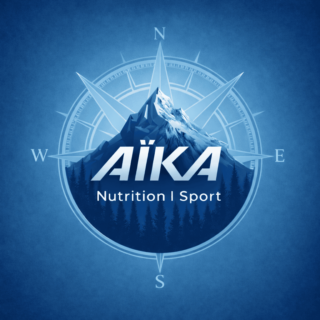 Logo Aïka avec boussole